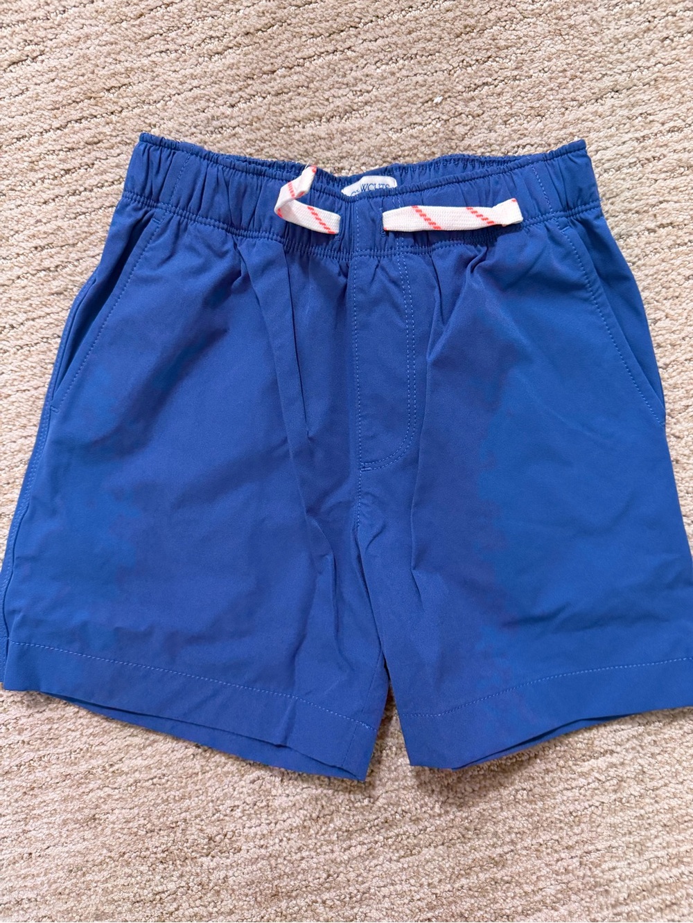 Crewcuts Royal Blue Elastic-Waist Athletic Shorts